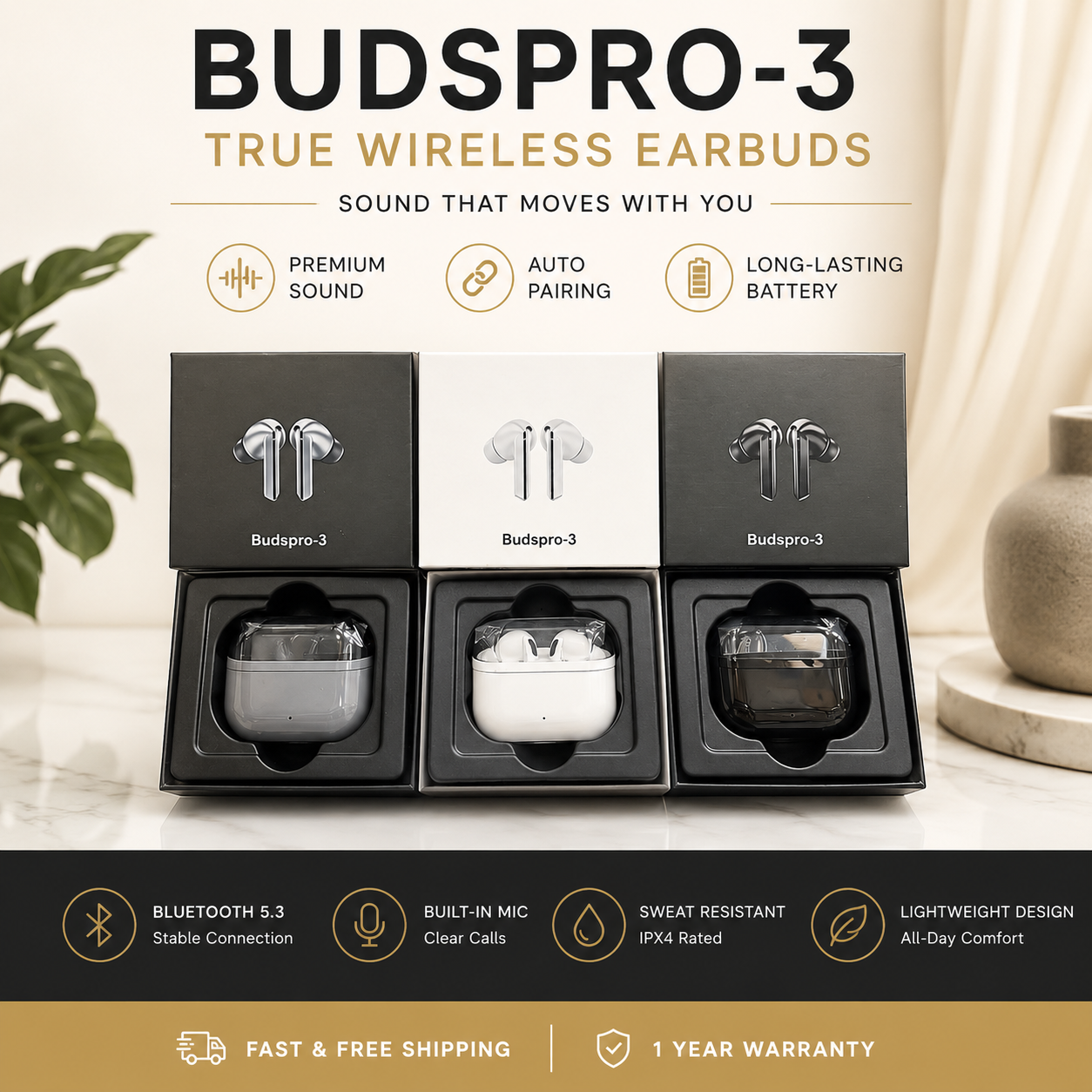 budspro 3 wireless earbuds premium sound budspro 3 wireless earbuds premium sound
