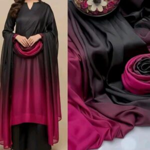 3pc Shamooz Silk Fabric detail