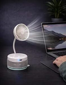 mini wall mount flexball neck fan