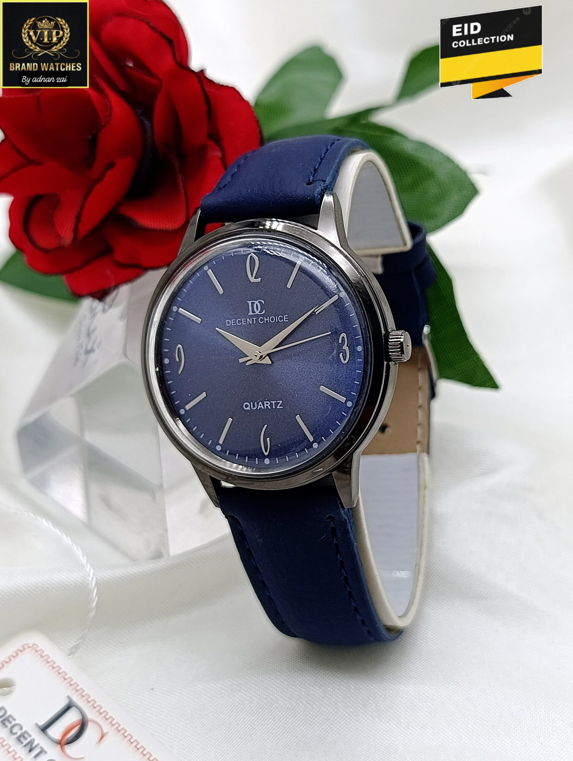 GENTS LATHER STRAP WATCH - Image 2