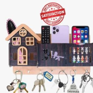 wooden house key holder