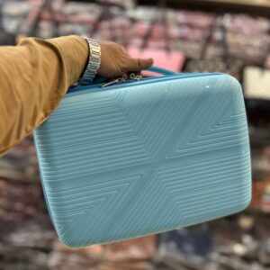 Premium High-Quality Beauty Box – Hard Shell Makeup Case with Modern X-Design