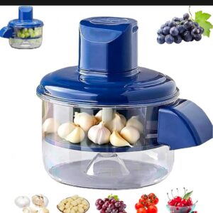 Chop garlic, onion, tomato in 3 seconds!