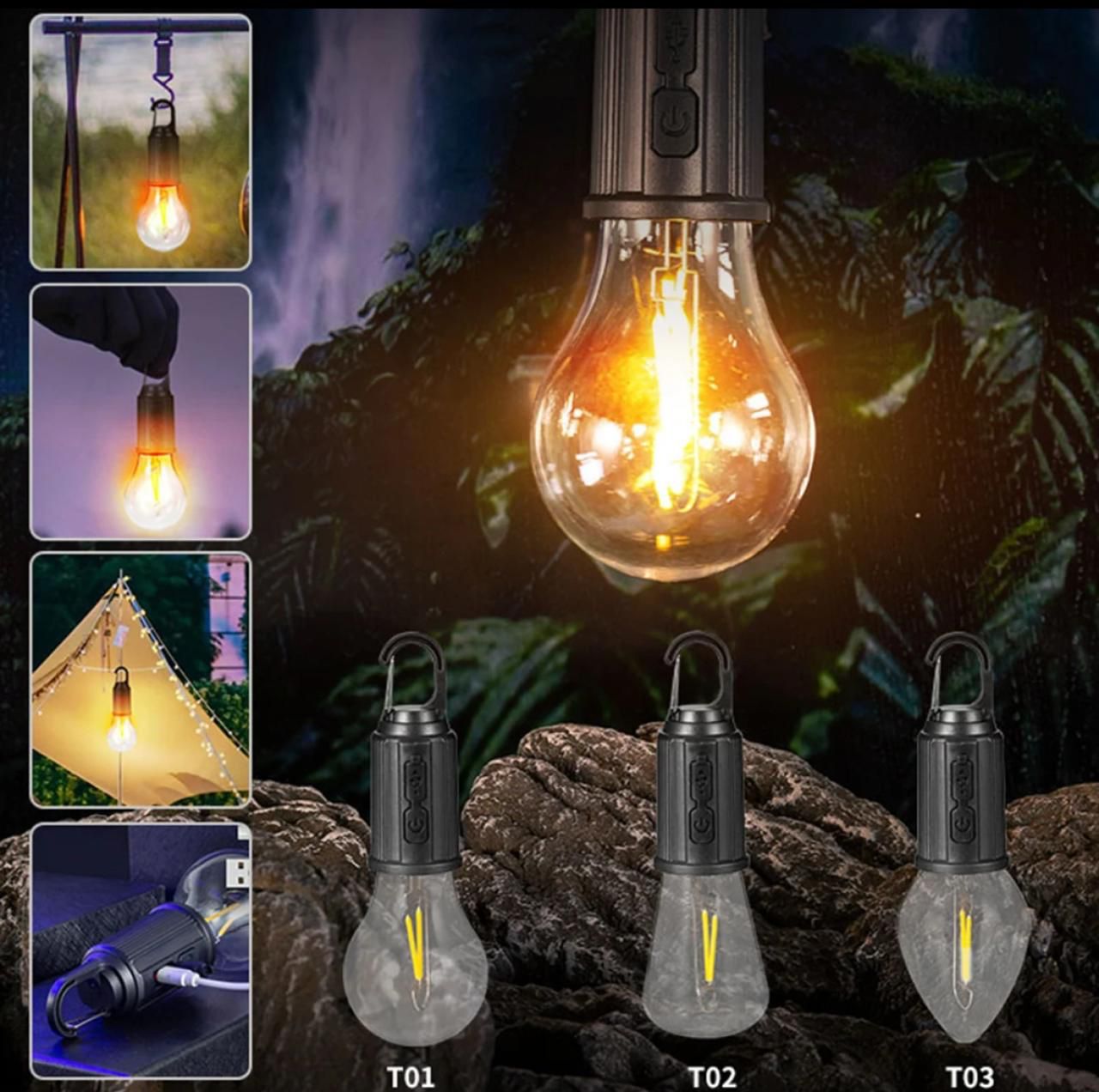 rechargeable camping hanging bulb rechargeable camping hanging bulb