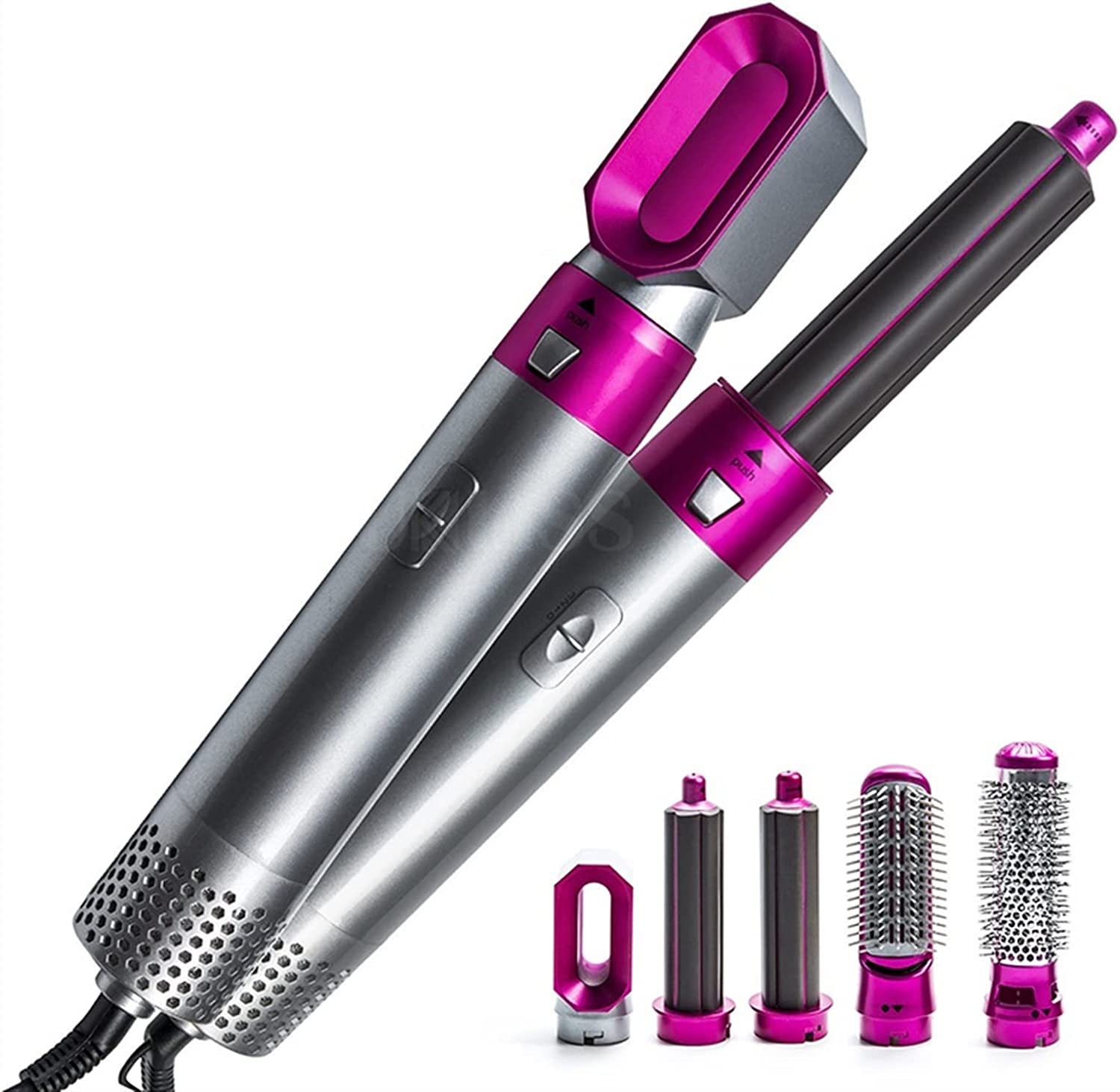 5 in 1 hair dryer hot air brush hair volumizer straightener and curler 5 in 1 hair dryer hot air brush hair volumizer straightener and curler